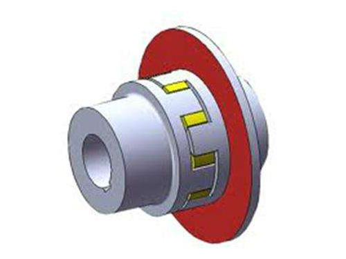 帶制動盤梅花形彈性聯(lián)軸器